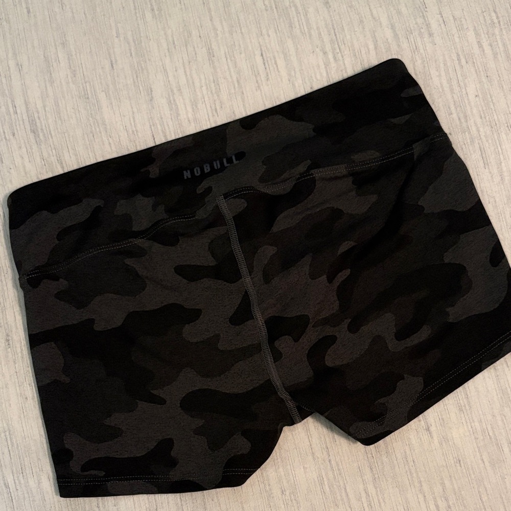 NOBULL Black Camo Women’s Shorts